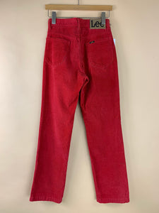 LEE RED CORD PANTS